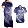 Pray For Bondi Sydney Couples Matching Off Shoulder Maxi Dress and Hawaiian Shirt We Are All Bondi - Aussie Hoodie