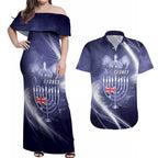 Pray For Bondi Sydney Couples Matching Off Shoulder Maxi Dress and Hawaiian Shirt We Are All Bondi - Aussie Hoodie