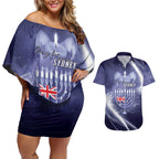 Pray For Bondi Sydney Couples Matching Off Shoulder Short Dress and Hawaiian Shirt We Are All Bondi - Aussie Hoodie