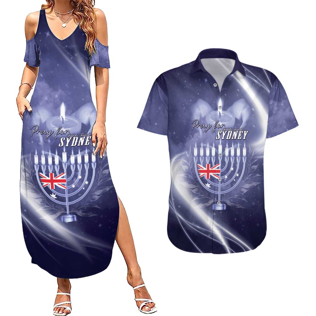 Pray For Bondi Sydney Couples Matching Summer Maxi Dress and Hawaiian Shirt We Are All Bondi - Aussie Hoodie