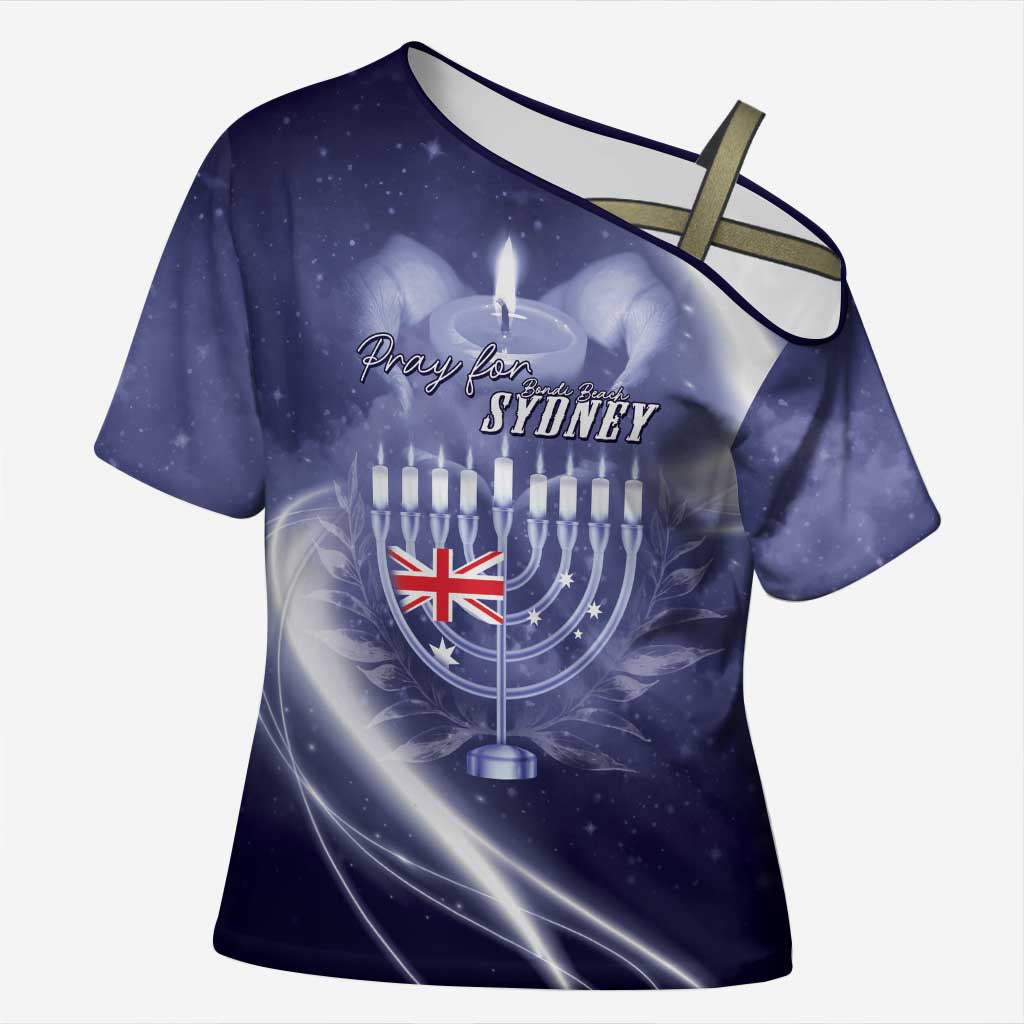 Pray For Bondi Sydney Cross Shoulder Shirt We Are All Bondi - Aussie Hoodie