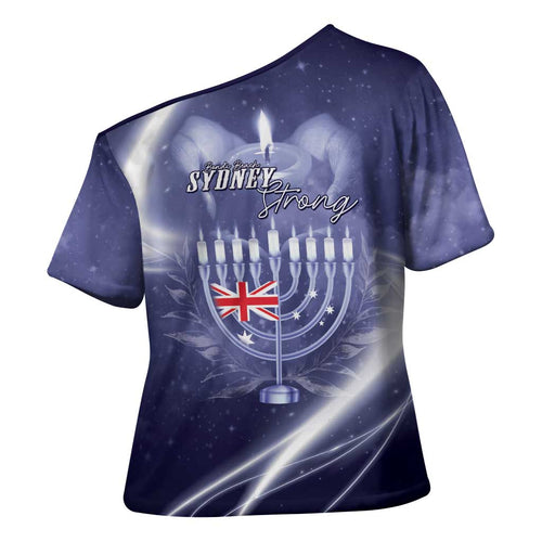 Pray For Bondi Sydney Cross Shoulder Shirt We Are All Bondi - Aussie Hoodie