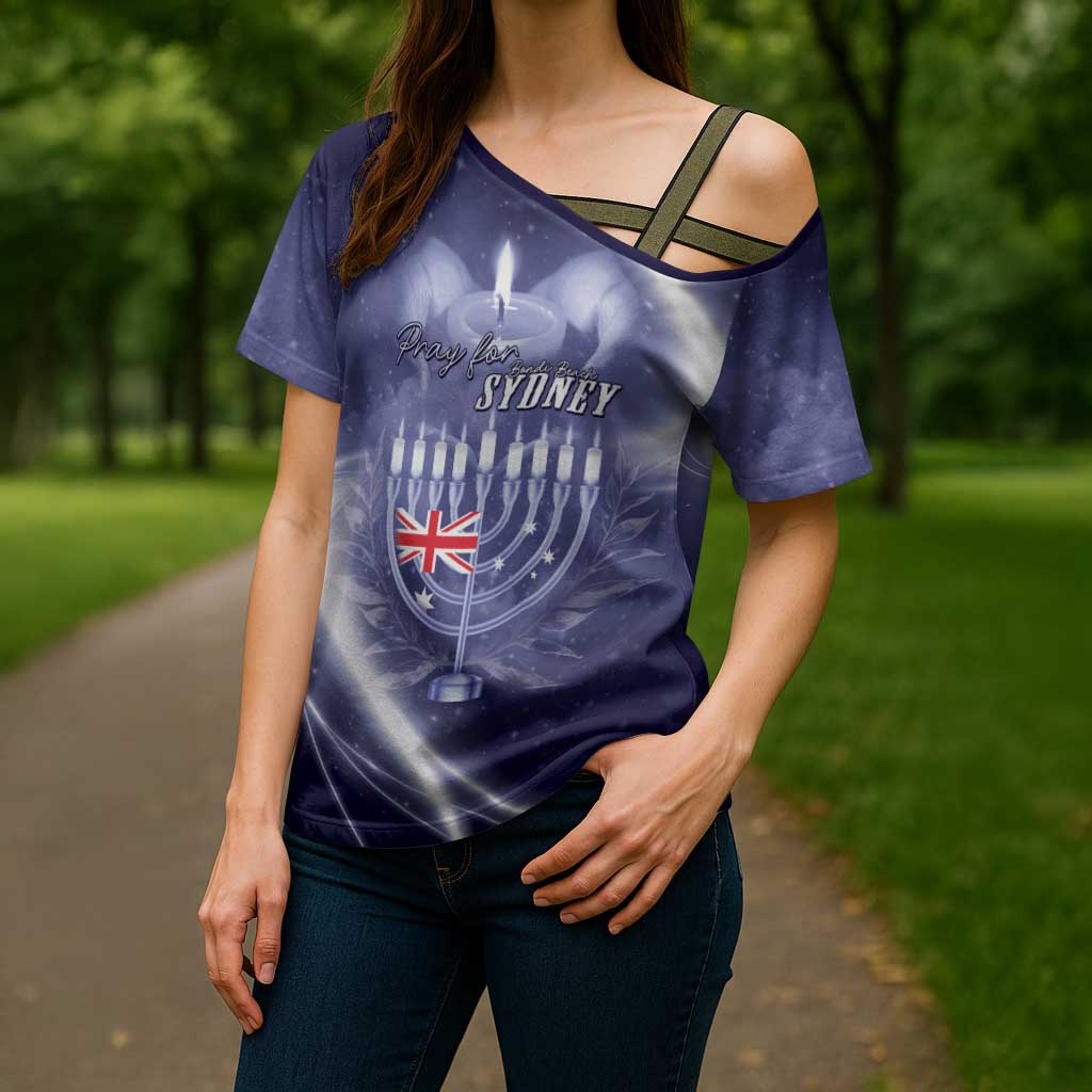 Pray For Bondi Sydney Cross Shoulder Shirt We Are All Bondi - Aussie Hoodie