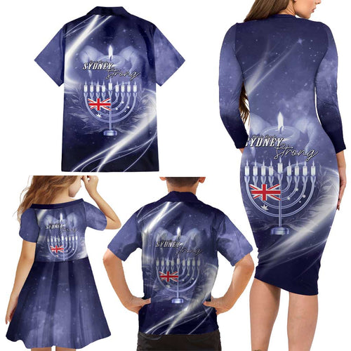Pray For Bondi Sydney Family Matching Long Sleeve Bodycon Dress and Hawaiian Shirt We Are All Bondi - Aussie Hoodie