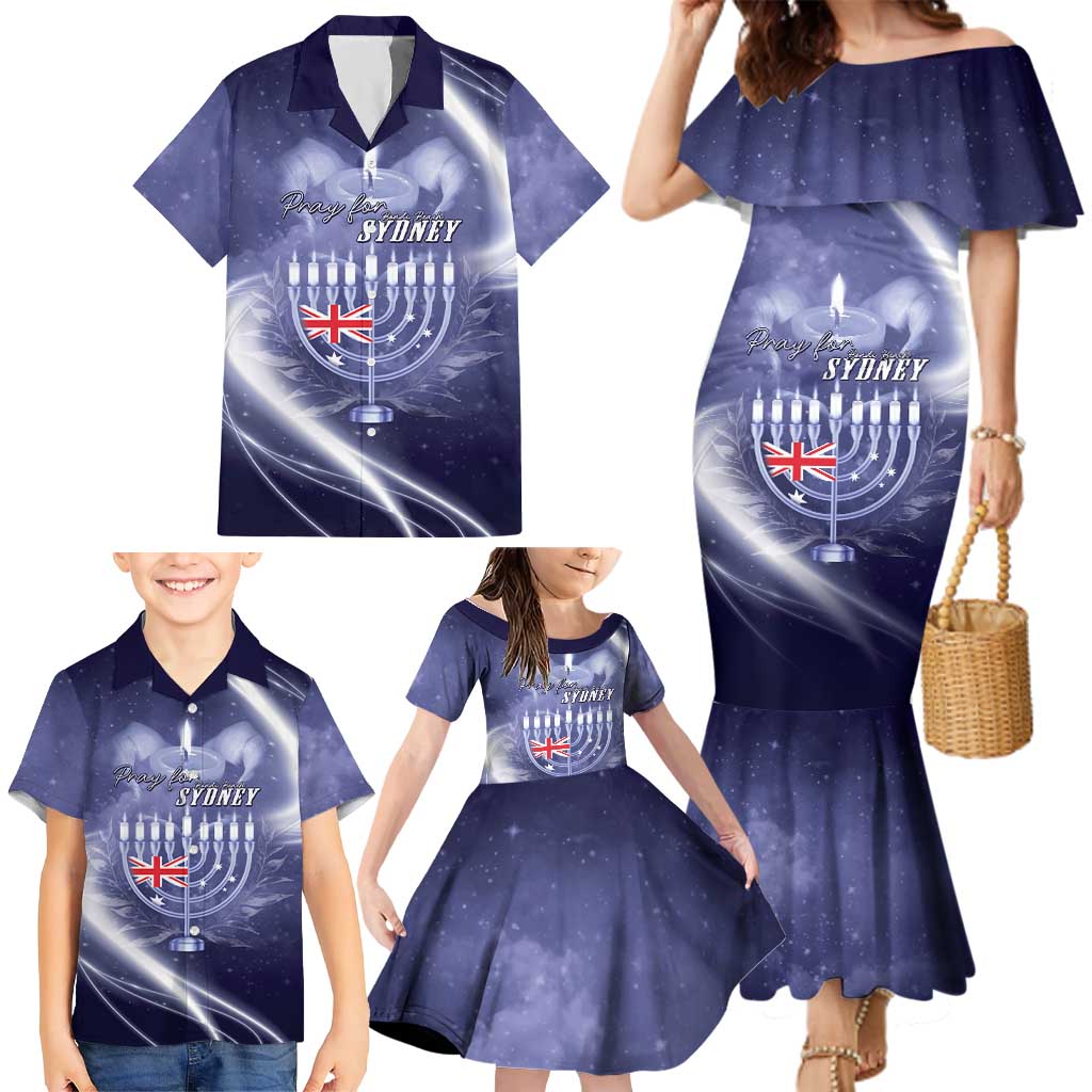 Pray For Bondi Sydney Family Matching Mermaid Dress and Hawaiian Shirt We Are All Bondi - Aussie Hoodie