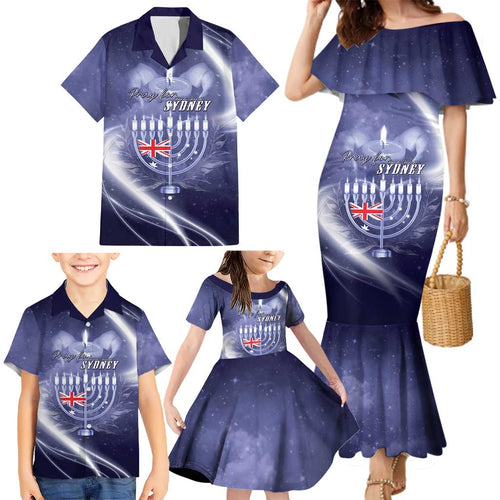 Pray For Bondi Sydney Family Matching Mermaid Dress and Hawaiian Shirt We Are All Bondi - Aussie Hoodie
