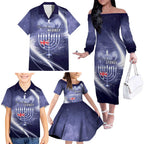 Pray For Bondi Sydney Family Matching Off The Shoulder Long Sleeve Dress and Hawaiian Shirt We Are All Bondi - Aussie Hoodie