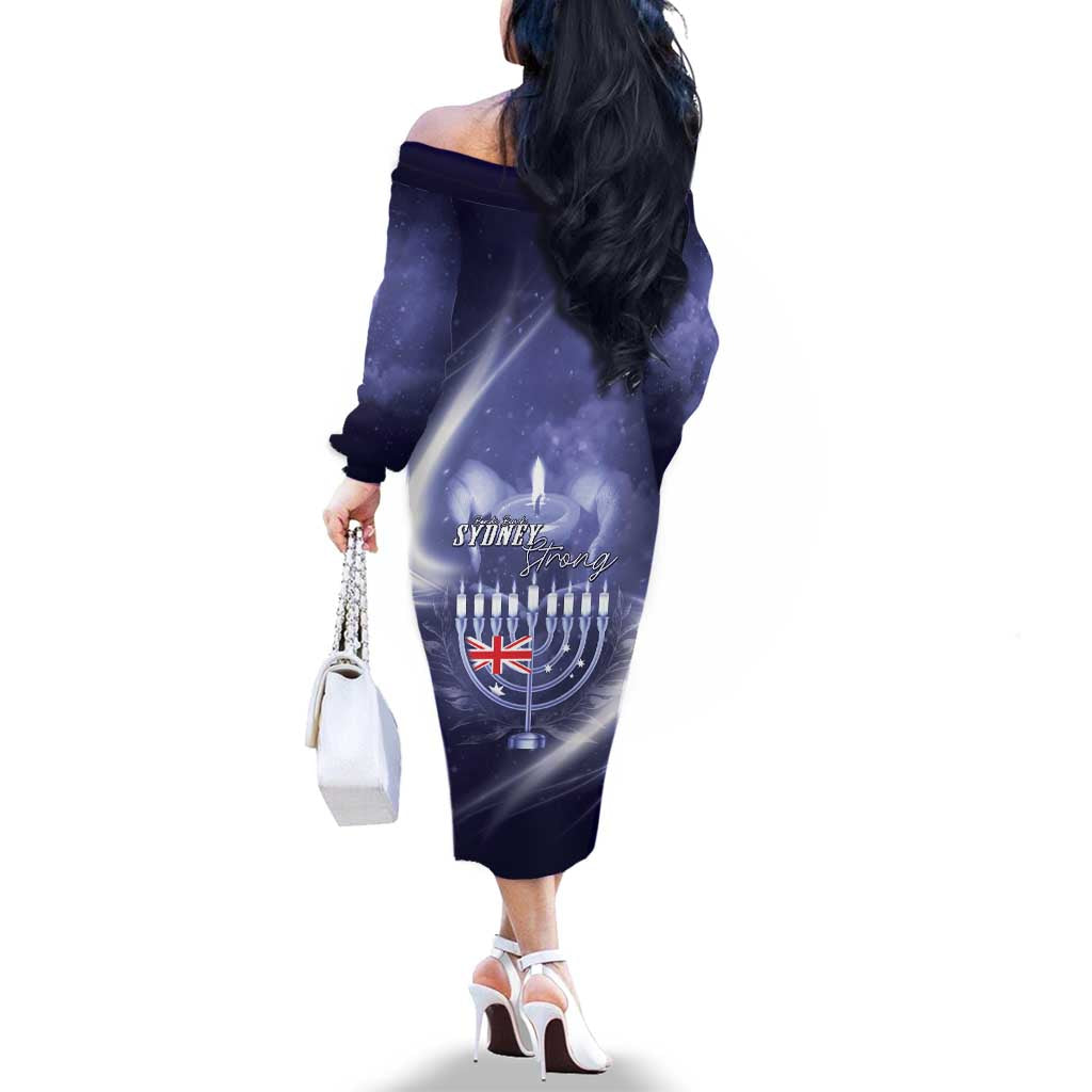 Pray For Bondi Sydney Family Matching Off The Shoulder Long Sleeve Dress and Hawaiian Shirt We Are All Bondi - Aussie Hoodie