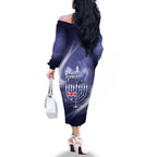 Pray For Bondi Sydney Family Matching Off The Shoulder Long Sleeve Dress and Hawaiian Shirt We Are All Bondi - Aussie Hoodie