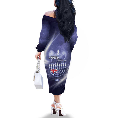 Pray For Bondi Sydney Family Matching Off The Shoulder Long Sleeve Dress and Hawaiian Shirt We Are All Bondi - Aussie Hoodie