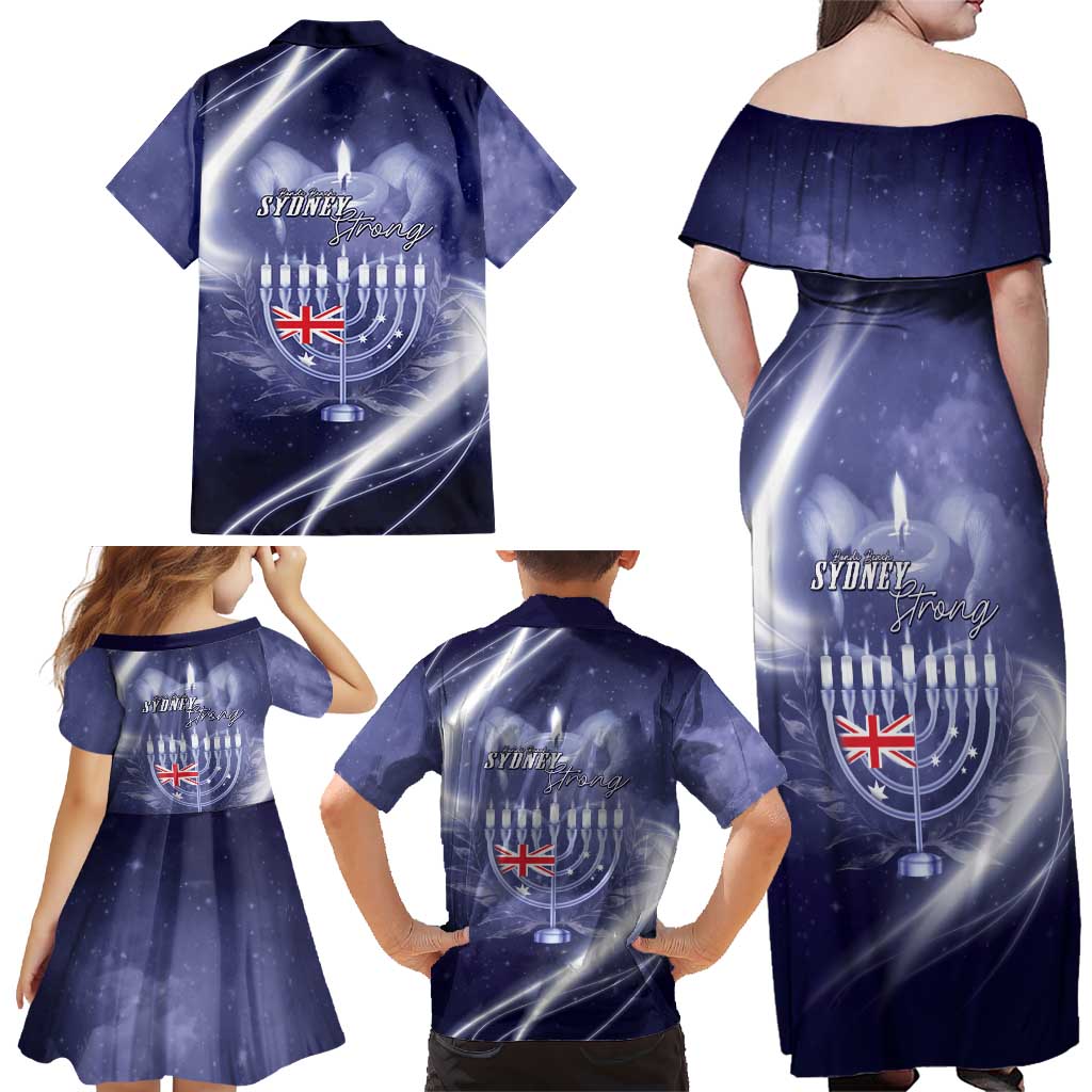 Pray For Bondi Sydney Family Matching Off Shoulder Maxi Dress and Hawaiian Shirt We Are All Bondi - Aussie Hoodie