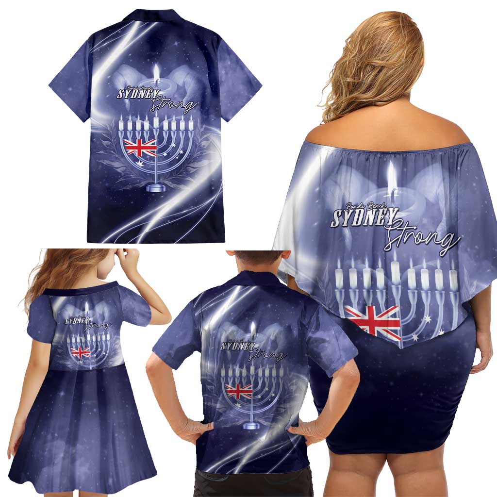 Pray For Bondi Sydney Family Matching Off Shoulder Short Dress and Hawaiian Shirt We Are All Bondi - Aussie Hoodie