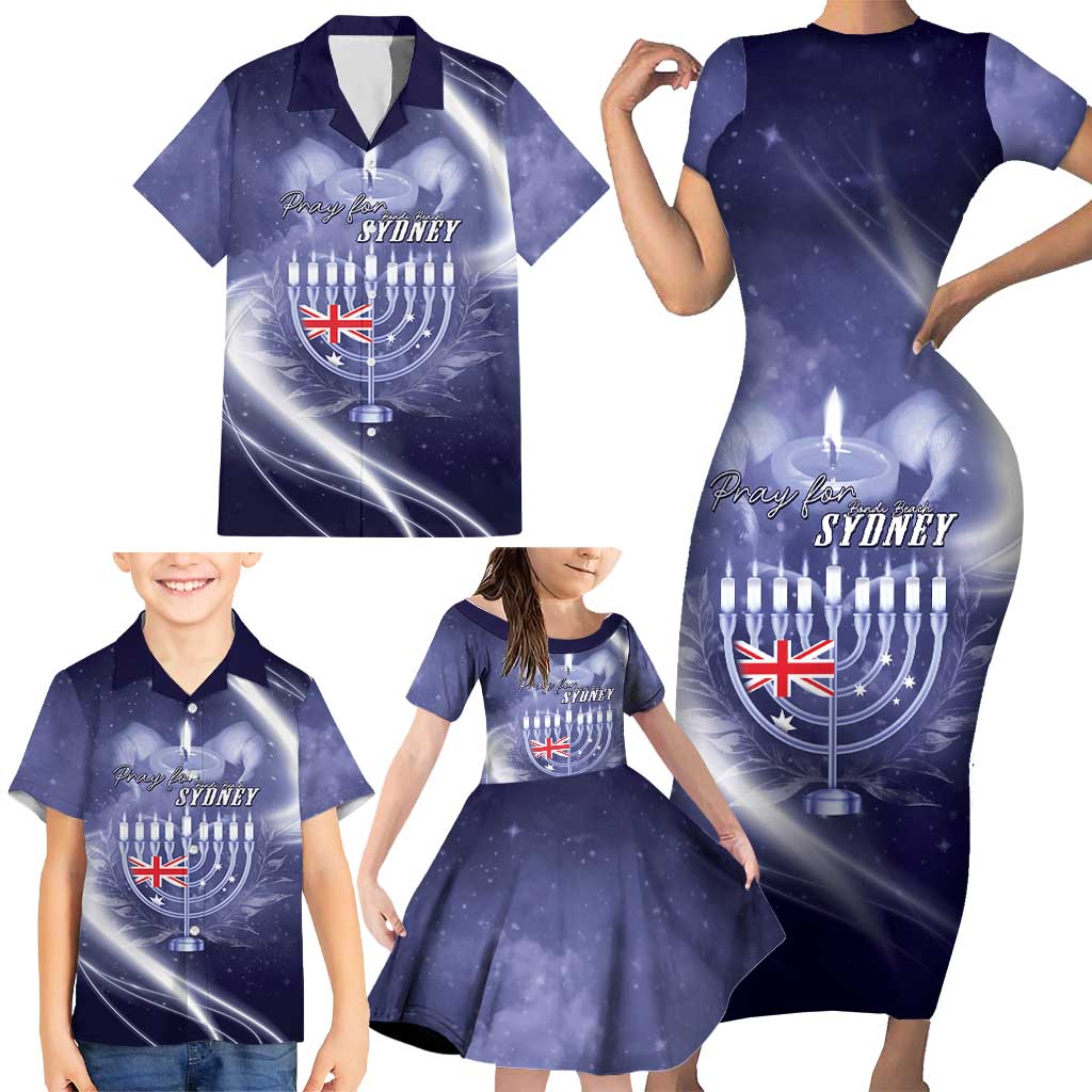 Pray For Bondi Sydney Family Matching Short Sleeve Bodycon Dress and Hawaiian Shirt We Are All Bondi - Aussie Hoodie