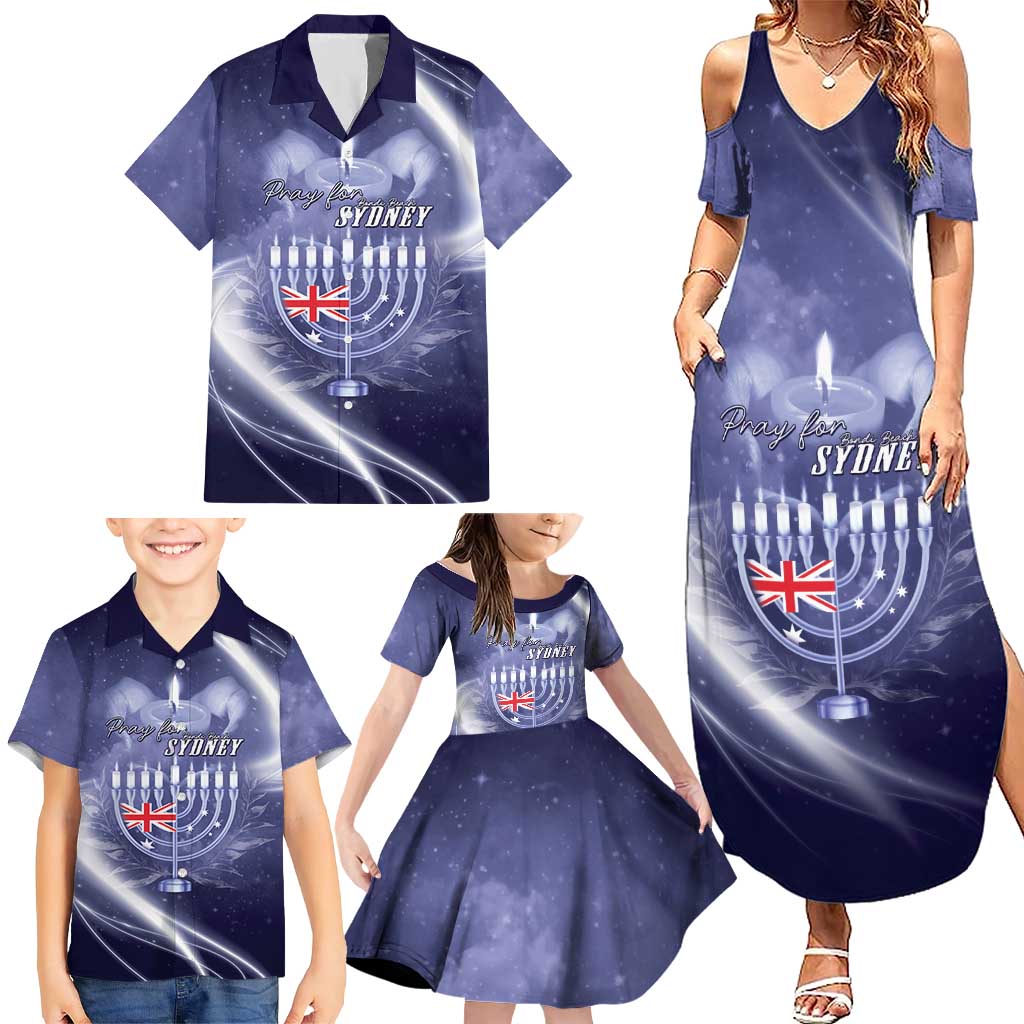 Pray For Bondi Sydney Family Matching Summer Maxi Dress and Hawaiian Shirt We Are All Bondi - Aussie Hoodie