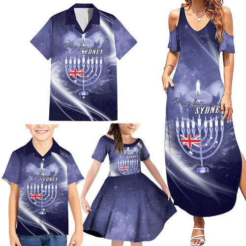 Pray For Bondi Sydney Family Matching Summer Maxi Dress and Hawaiian Shirt We Are All Bondi - Aussie Hoodie