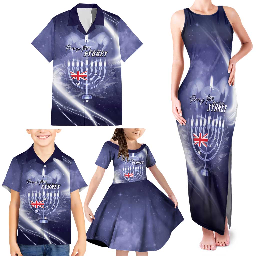 Pray For Bondi Sydney Family Matching Tank Maxi Dress and Hawaiian Shirt We Are All Bondi - Aussie Hoodie