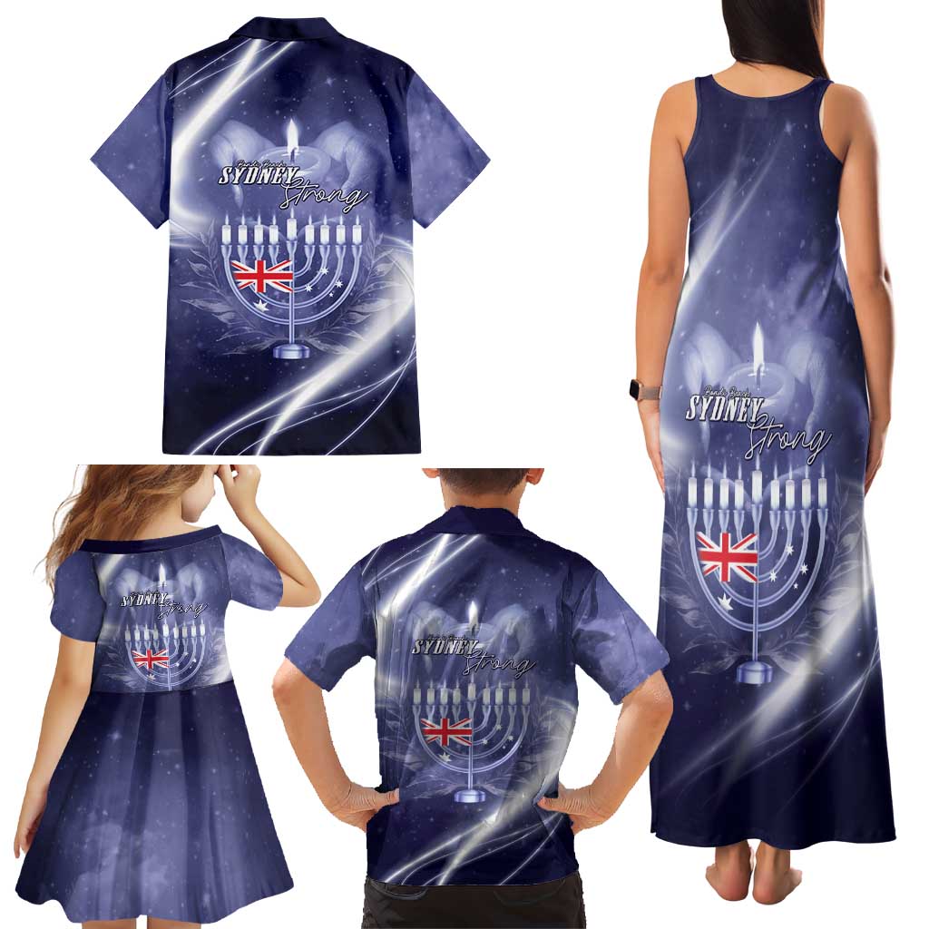 Pray For Bondi Sydney Family Matching Tank Maxi Dress and Hawaiian Shirt We Are All Bondi - Aussie Hoodie