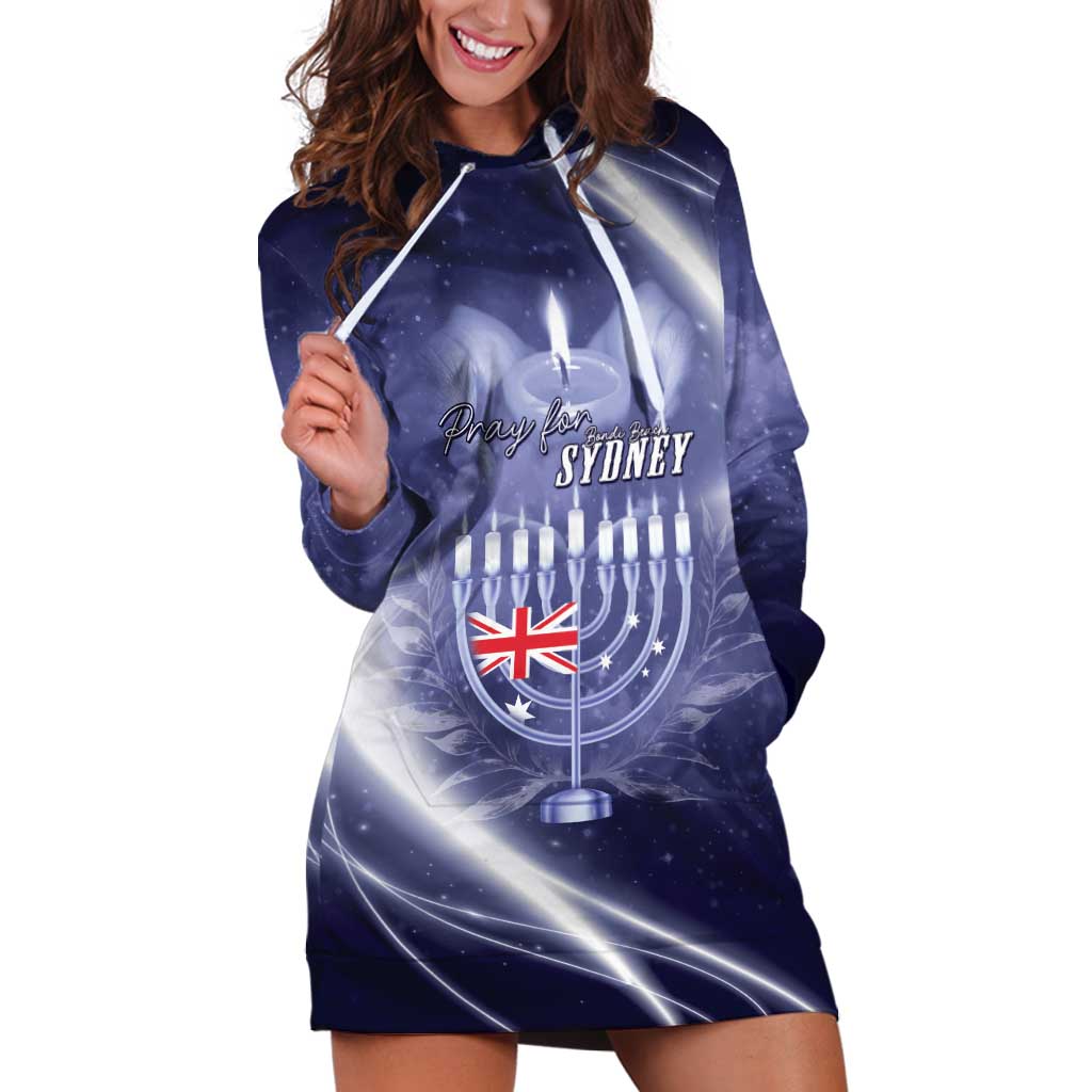 Pray For Bondi Sydney Hoodie Dress We Are All Bondi - Aussie Hoodie