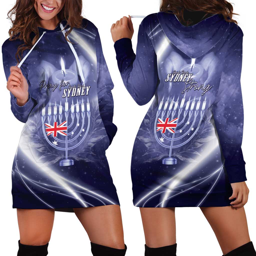 Pray For Bondi Sydney Hoodie Dress We Are All Bondi - Aussie Hoodie
