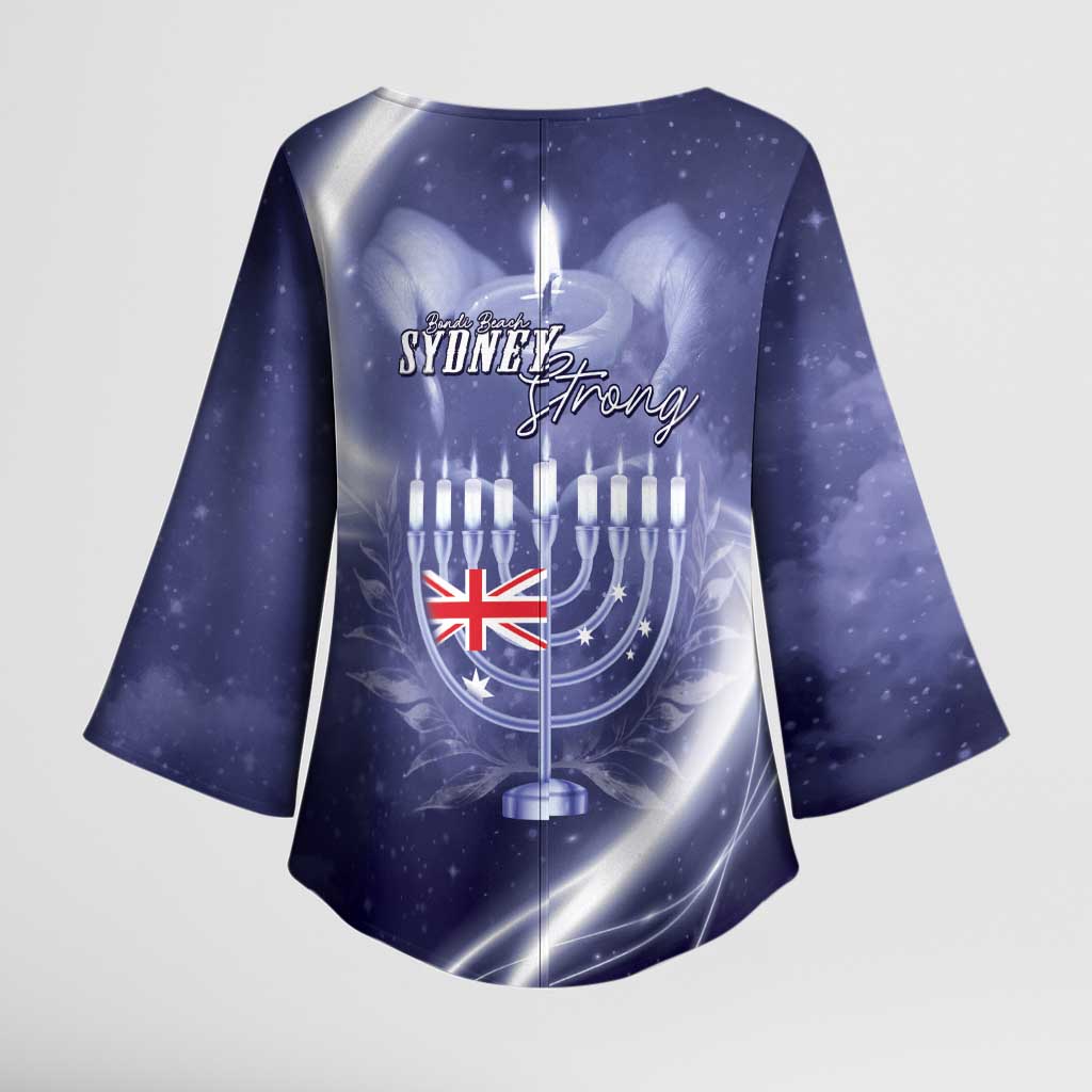 Pray For Bondi Sydney Kimono Sleeve Blouse We Are All Bondi - Aussie Hoodie