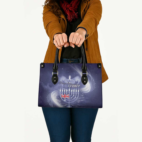 Pray For Bondi Sydney Leather Bag We Are All Bondi - Aussie Hoodie
