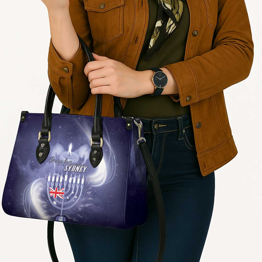 Pray For Bondi Sydney Leather Bag We Are All Bondi - Aussie Hoodie