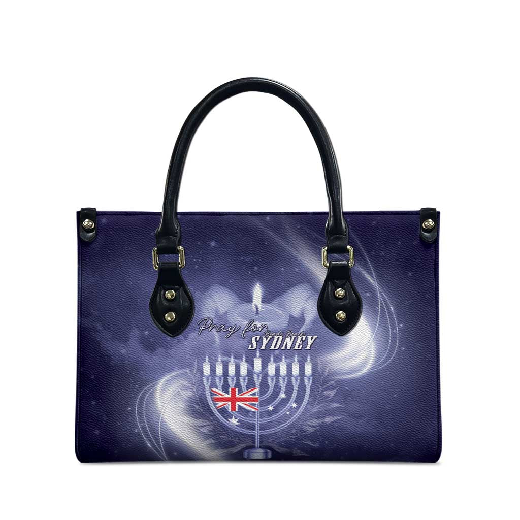 Pray For Bondi Sydney Leather Bag We Are All Bondi - Aussie Hoodie