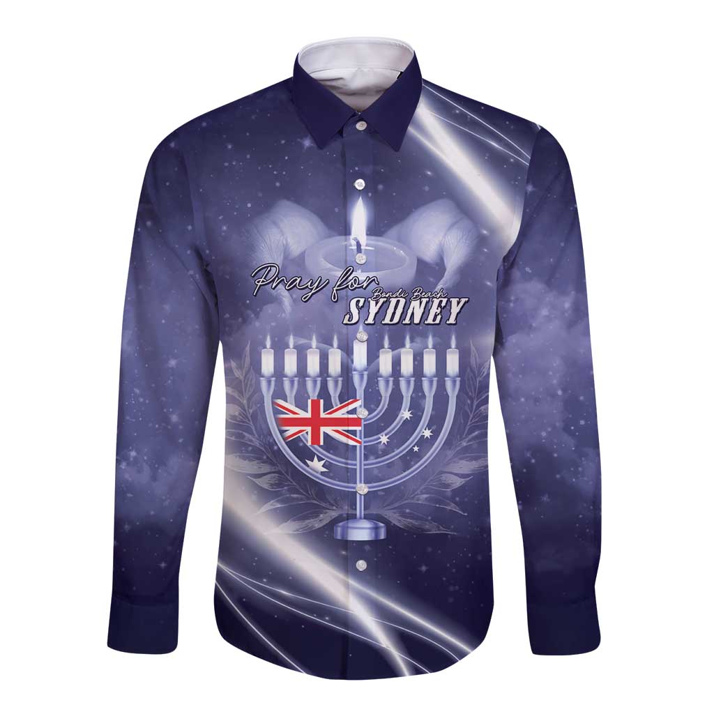 Pray For Bondi Sydney Long Sleeve Button Shirt We Are All Bondi - Aussie Hoodie