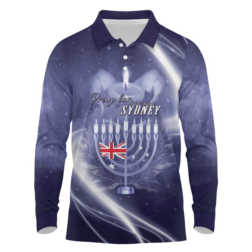Pray For Bondi Sydney Long Sleeve Polo Shirt We Are All Bondi - Aussie Hoodie