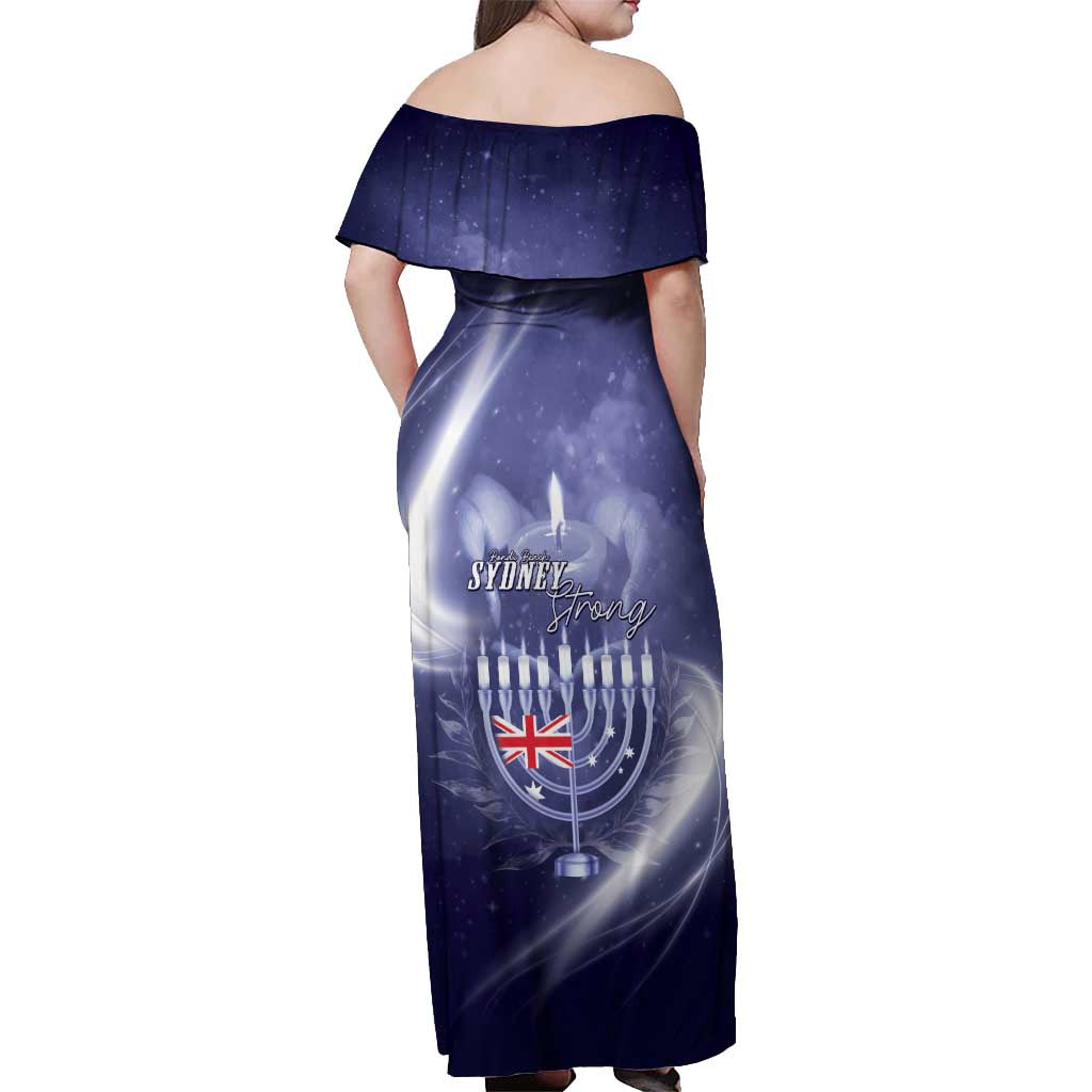 Pray For Bondi Sydney Off Shoulder Maxi Dress We Are All Bondi - Aussie Hoodie