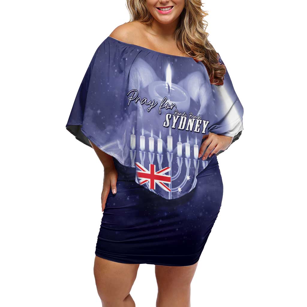 Pray For Bondi Sydney Off Shoulder Short Dress We Are All Bondi - Aussie Hoodie