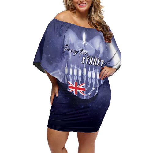 Pray For Bondi Sydney Off Shoulder Short Dress We Are All Bondi - Aussie Hoodie
