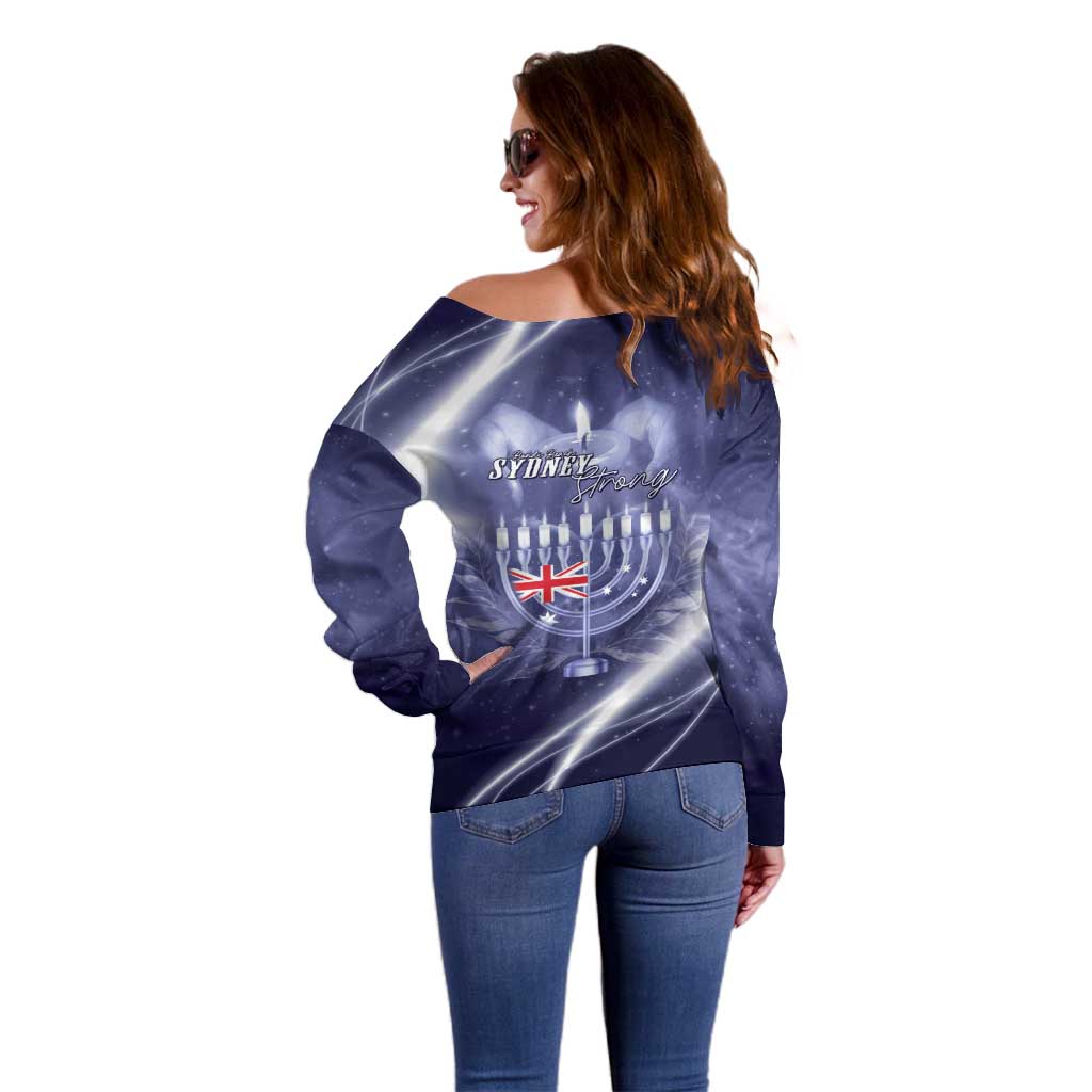 Pray For Bondi Sydney Off Shoulder Sweater We Are All Bondi - Aussie Hoodie