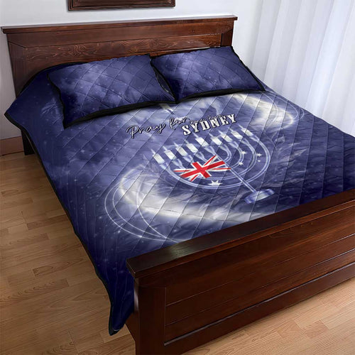 Pray For Bondi Sydney Quilt Bed Set We Are All Bondi - Aussie Hoodie