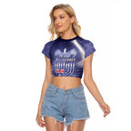 Pray For Bondi Sydney Raglan Cropped T Shirt We Are All Bondi - Aussie Hoodie