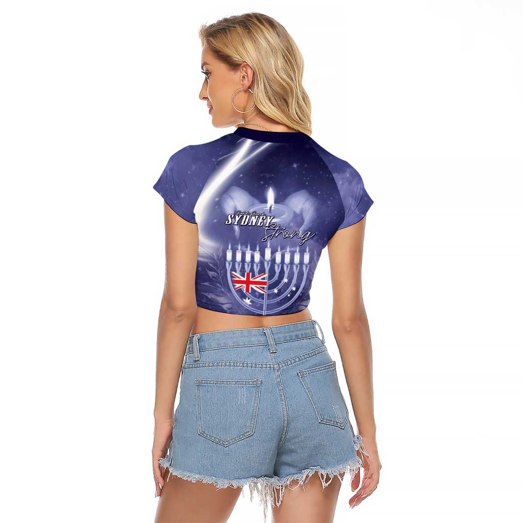 Pray For Bondi Sydney Raglan Cropped T Shirt We Are All Bondi - Aussie Hoodie