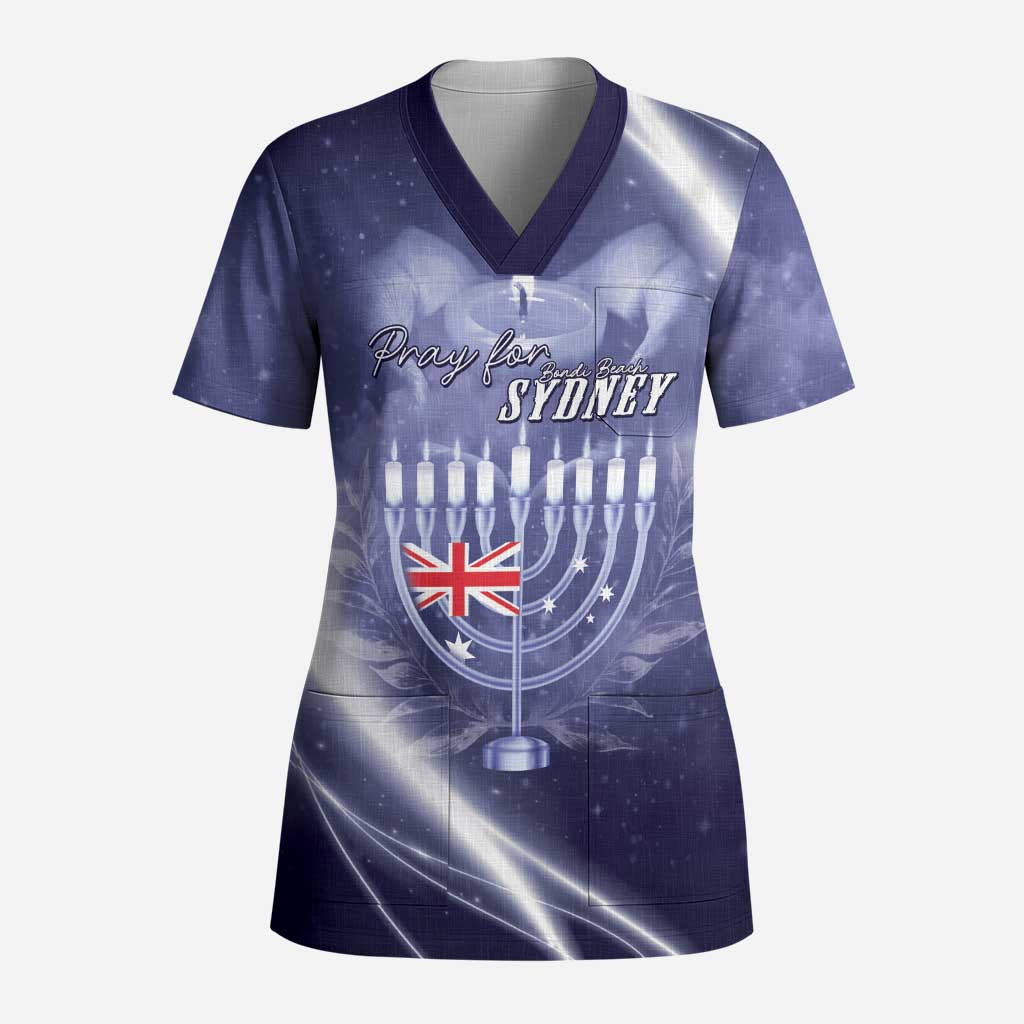 Pray For Bondi Sydney Scrub Top We Are All Bondi - Aussie Hoodie