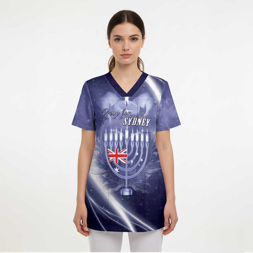 Pray For Bondi Sydney Scrub Top We Are All Bondi - Aussie Hoodie
