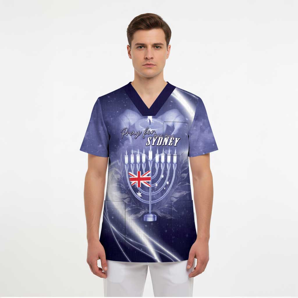Pray For Bondi Sydney Scrub Top We Are All Bondi - Aussie Hoodie