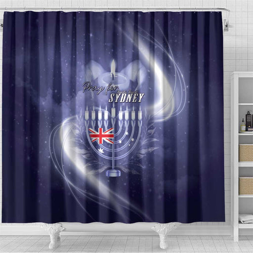 Pray For Bondi Sydney Shower Curtain We Are All Bondi - Aussie Hoodie