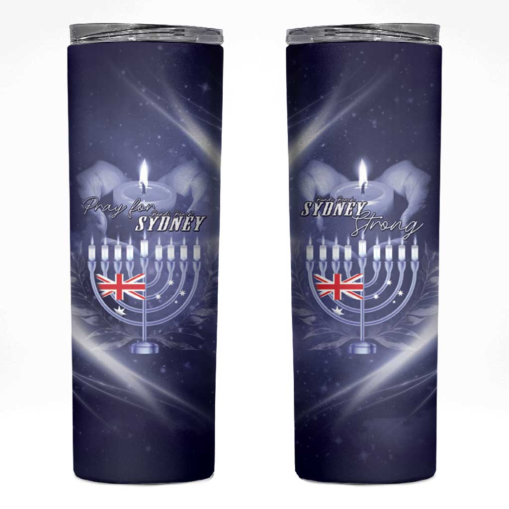 Pray For Bondi Sydney Skinny Tumbler We Are All Bondi - Aussie Hoodie
