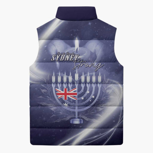 Pray For Bondi Sydney Sleeveless Puffer Jacket We Are All Bondi - Aussie Hoodie