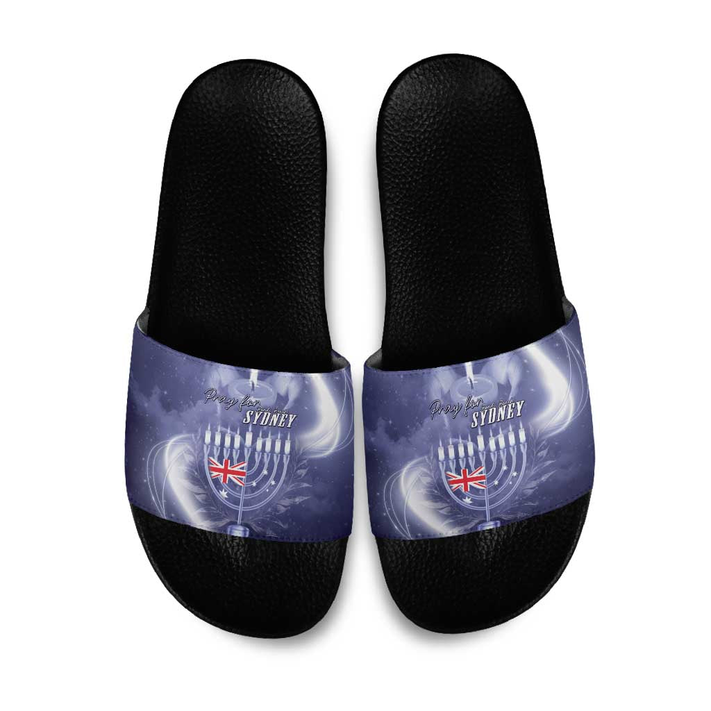Pray For Bondi Sydney Slide Sandals We Are All Bondi - Aussie Hoodie