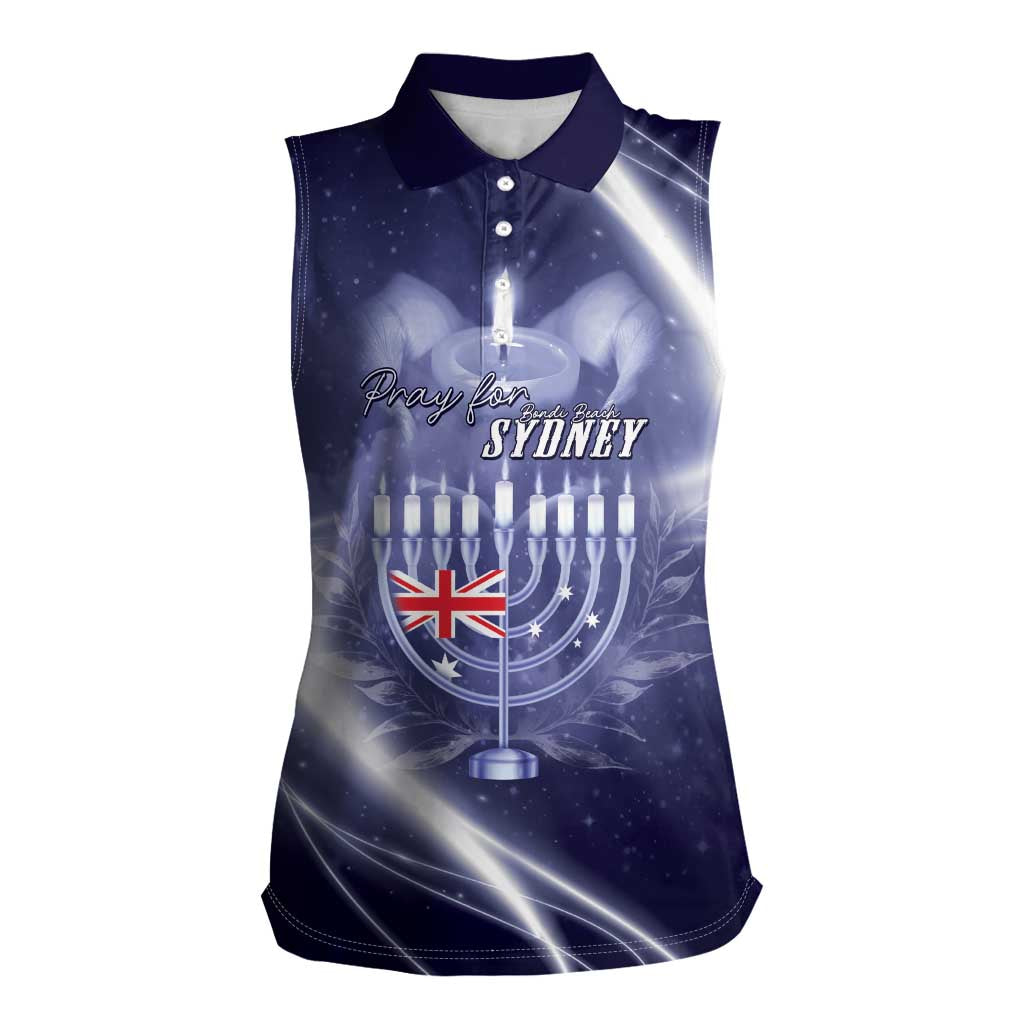 Pray For Bondi Sydney Women Sleeveless Polo Shirt We Are All Bondi - Aussie Hoodie