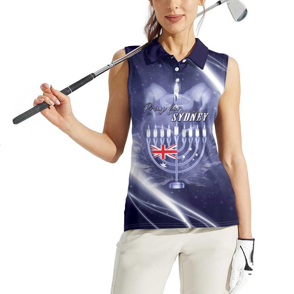 Pray For Bondi Sydney Women Sleeveless Polo Shirt We Are All Bondi - Aussie Hoodie
