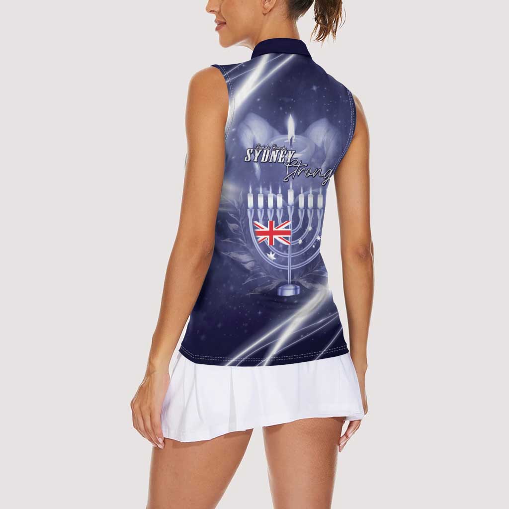 Pray For Bondi Sydney Women Sleeveless Polo Shirt We Are All Bondi - Aussie Hoodie
