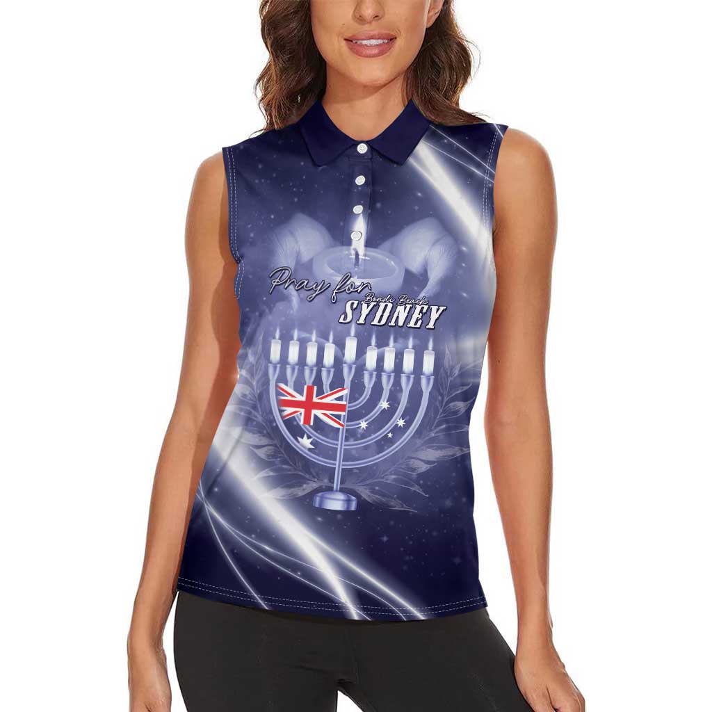 Pray For Bondi Sydney Women Sleeveless Polo Shirt We Are All Bondi - Aussie Hoodie