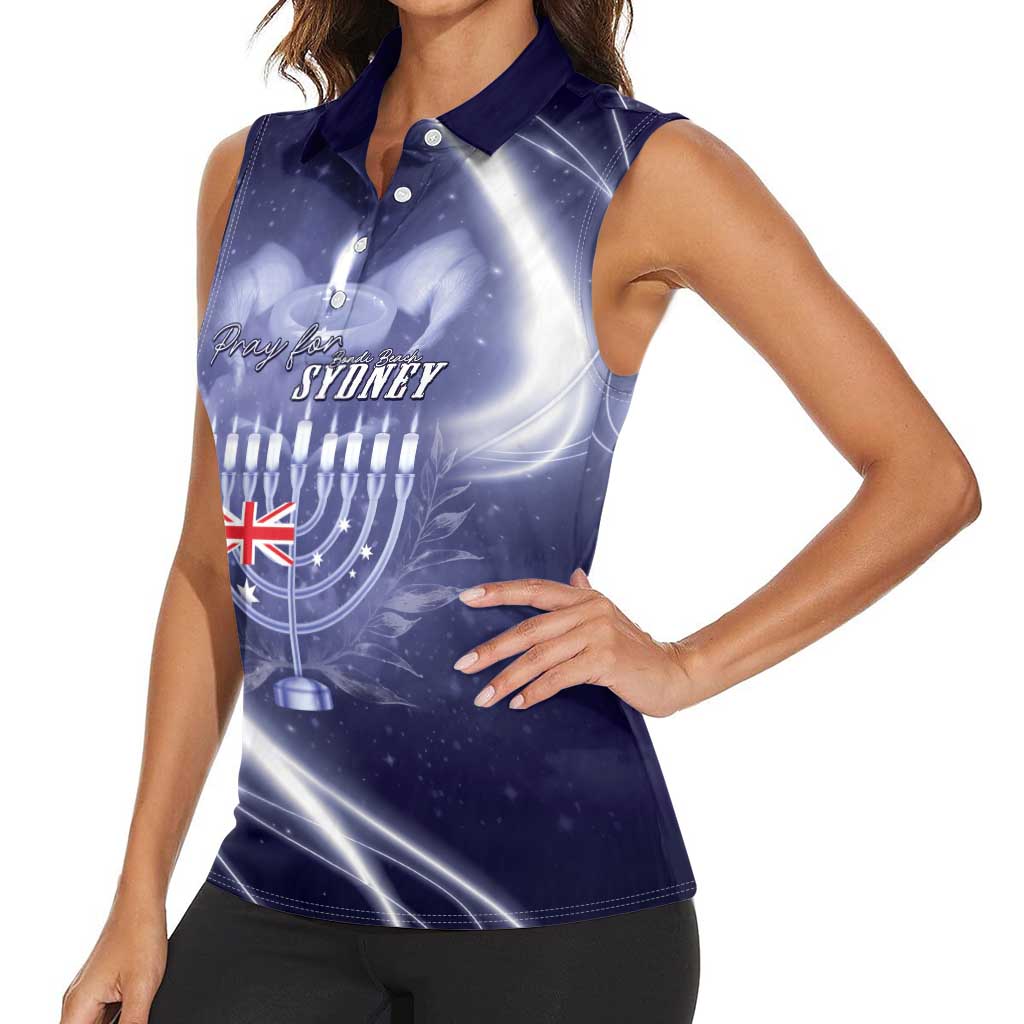 Pray For Bondi Sydney Women Sleeveless Polo Shirt We Are All Bondi - Aussie Hoodie