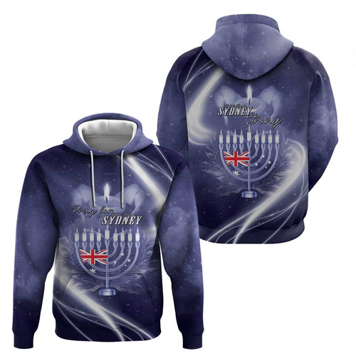 Pray For Bondi Sydney Zip Hoodie We Are All Bondi - Aussie Hoodie