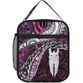 New Zealand Aotearoa Lunch Bag Maori Hei Rehua Paua Shell Glitter Pink